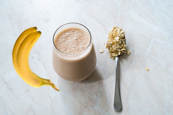 Oatmeal and Banana Protein Shake