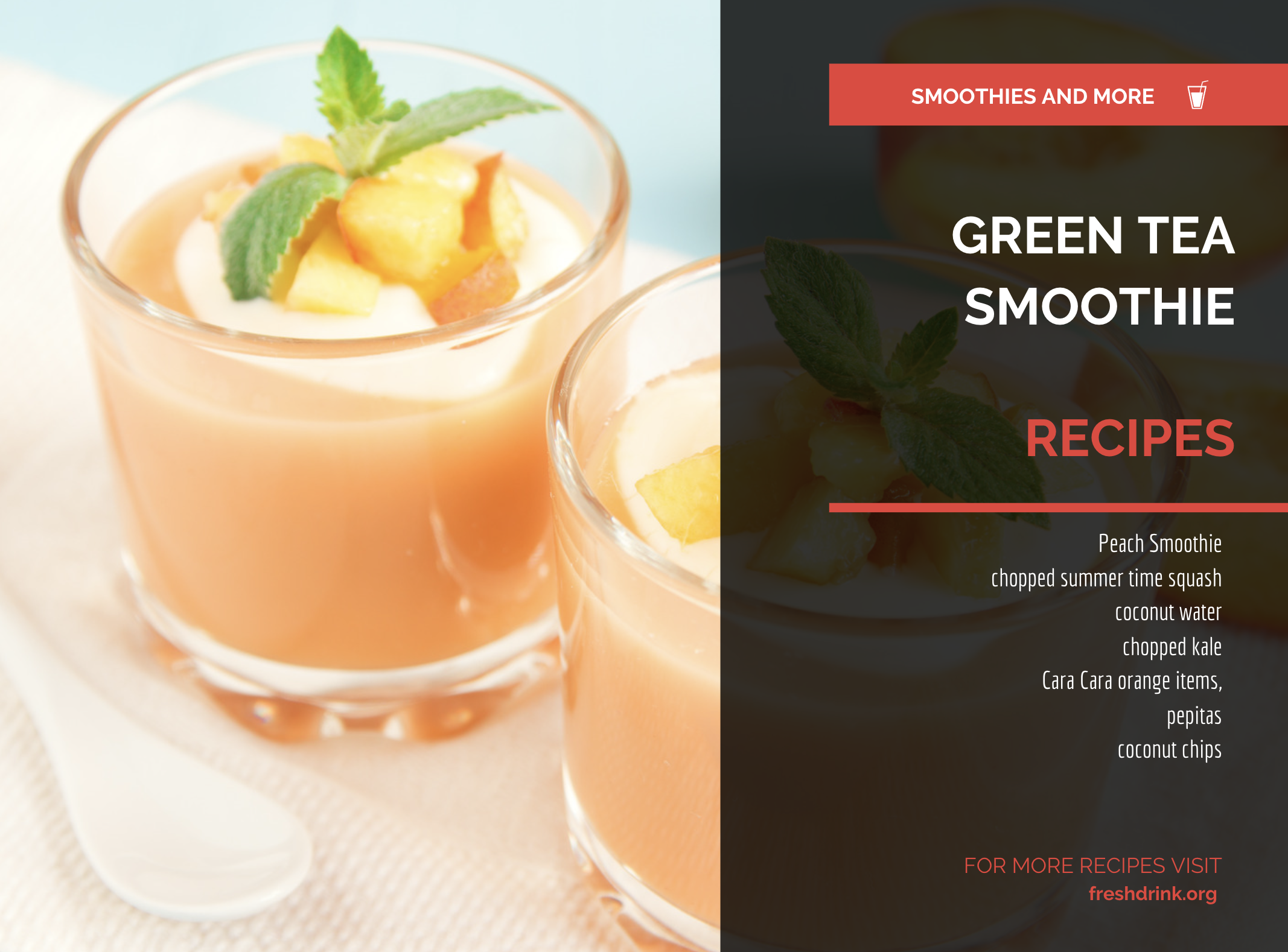 Peach Smoothie Bowls